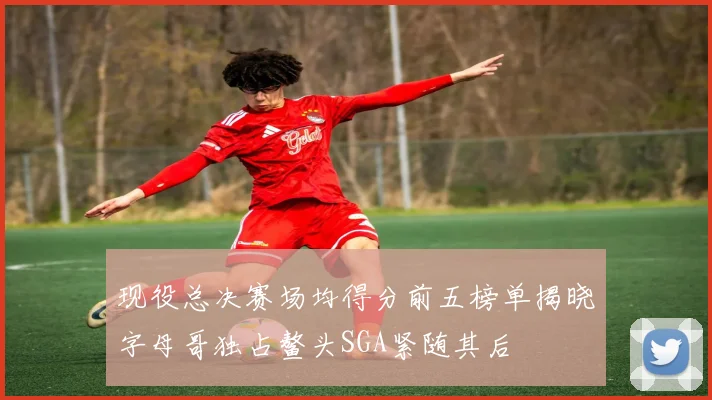 现役总决赛场均得分前五榜单揭晓字母哥独占鳌头SGA紧随其后